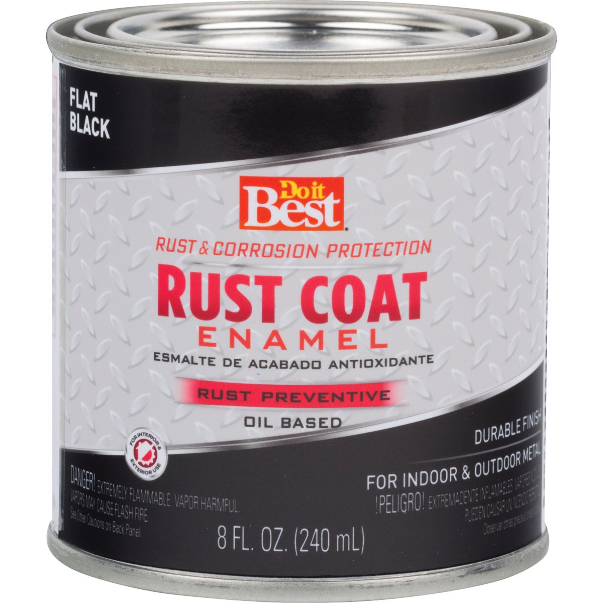 FLAT BLACK RUST ENAMEL - 1102 by Rustoleum