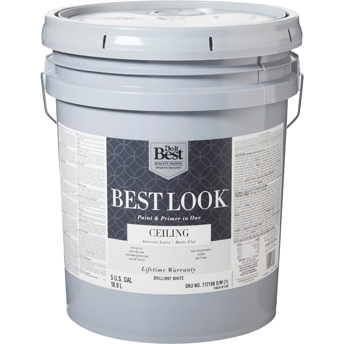 BRLNT WHT CEILING PAINT - HW36W0840-20 by Do it Best