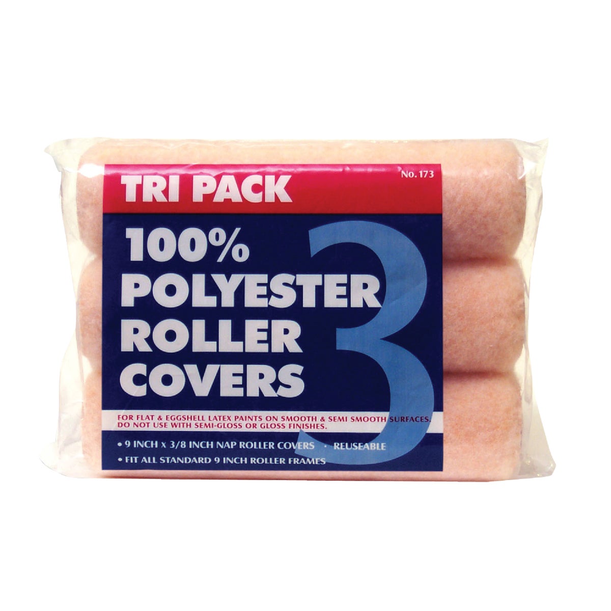 3PK 9X3/8 ROLLER COVERS - 1730 by Premier Paint Roller