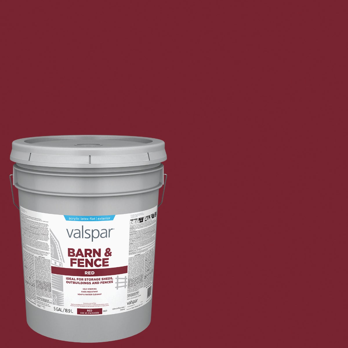 LTX FLAT RED BARN PAINT - 018.3125-10.008 by Valspar Corp