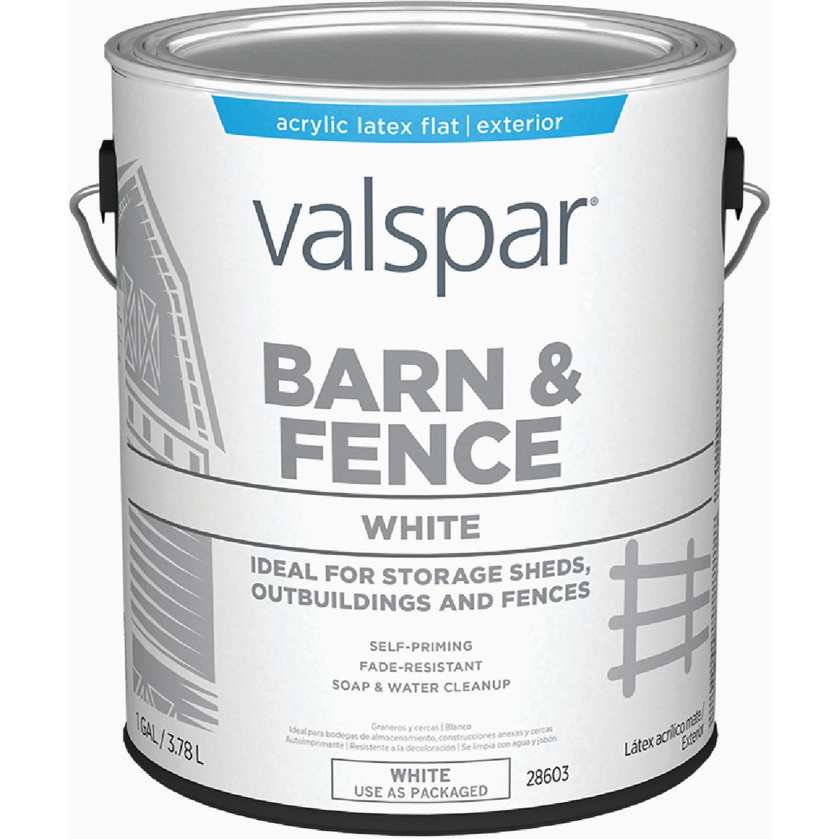 LTX FLAT WHT BARN PAINT - 018.3121-70.007 by Valspar Corp