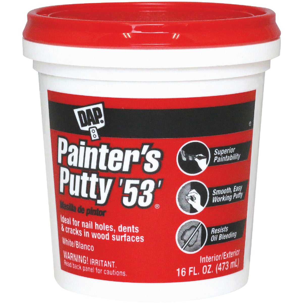 Dap WHITE PAINTER'S PUTTY 12242