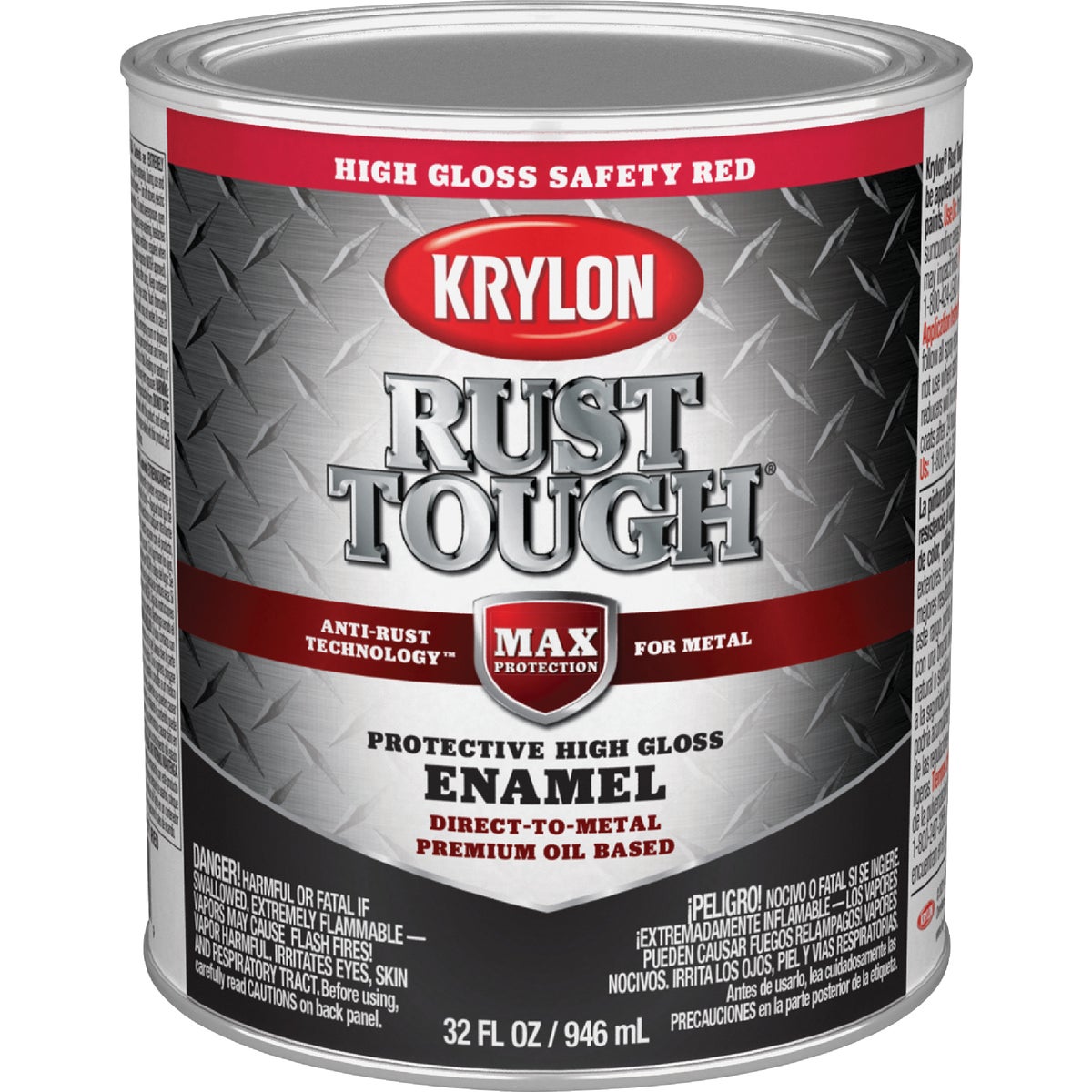 SAFETY RED RUST ENAMEL - 044.0021827.005 by Valspar Corp