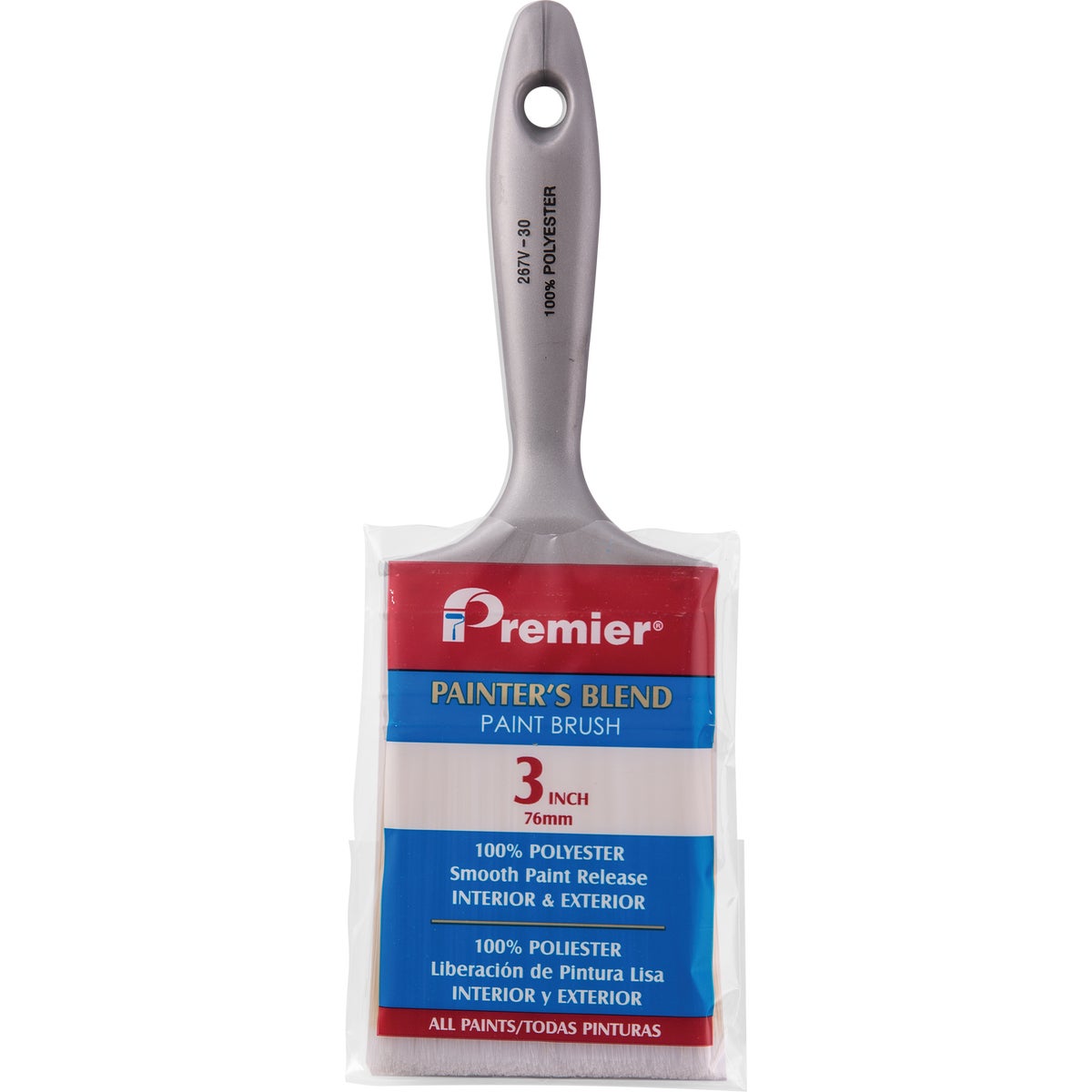 3" FLAT POLY BRUSH - 1105 by Premier Paint Roller