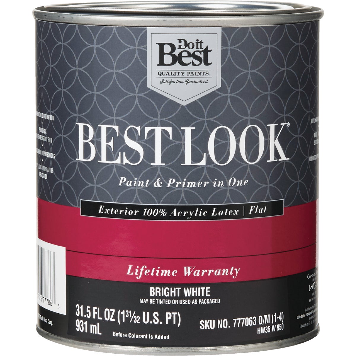 EXT FLT BRIGHT WHT PAINT - HW35W0950-14 by Do it Best