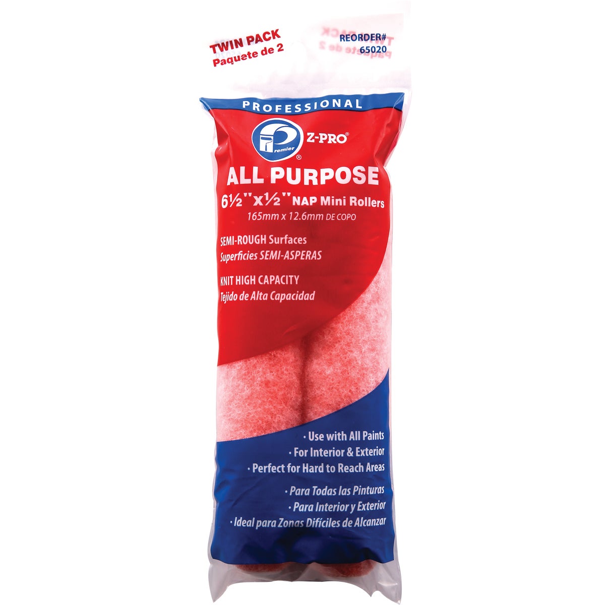 2PK 6.5" POLY COVERS - 65020 by Premier Paint Roller