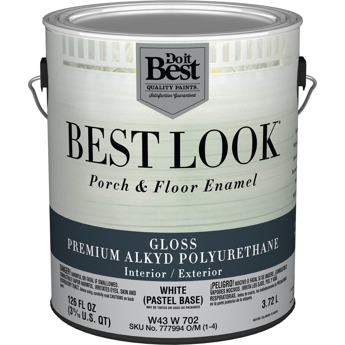 WHT/PST POLY FLOOR PAINT - W43W00702-16 by Do it Best