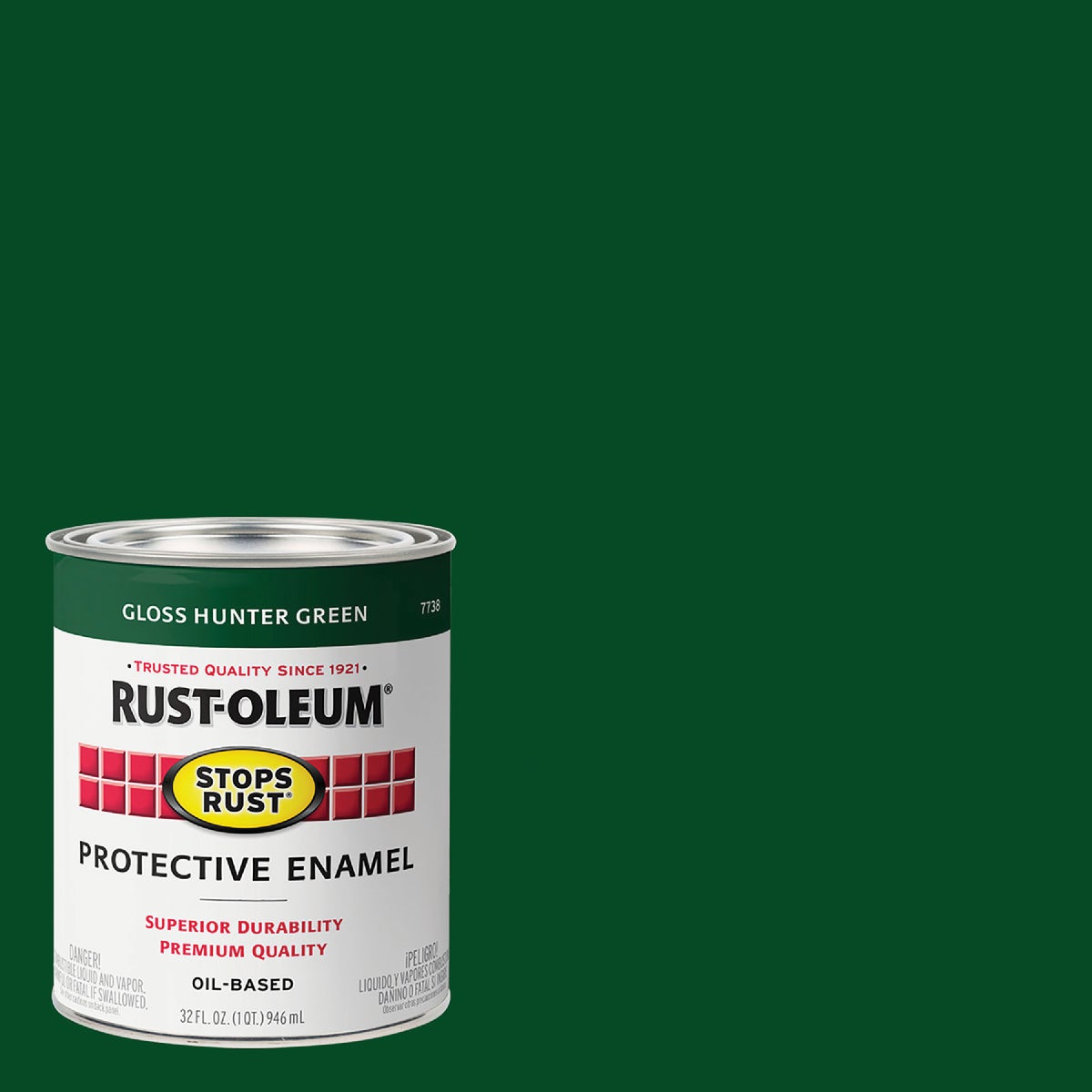 HUNTER GREEN ENAMEL - 7738-502 by Rustoleum