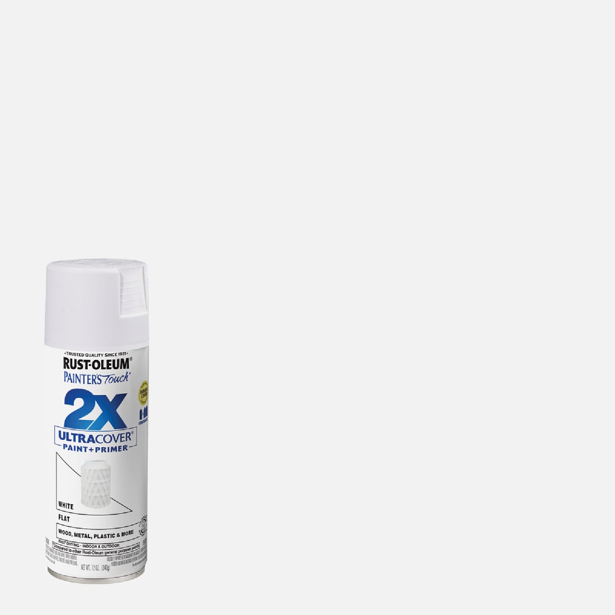 FLAT WHITE SPRAY PAINT - 249126 by Rustoleum