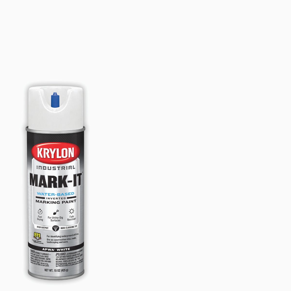 APWA WHITE MARKING PAINT - K07316000 by Krylon/consumer Div