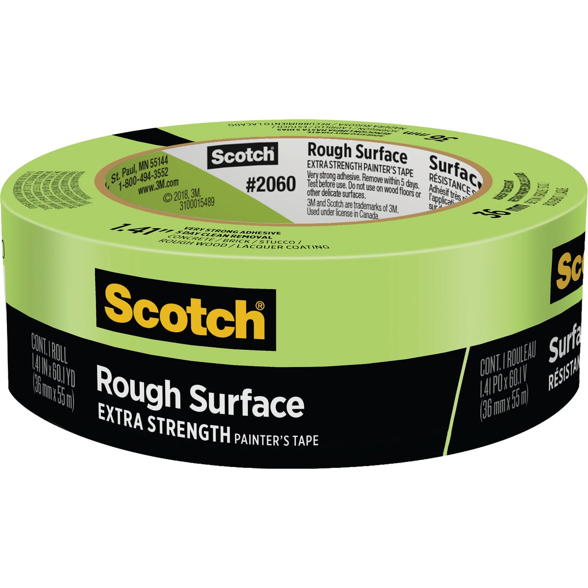 1.5" GREEN PAINTERS TAPE - 2060-1.5A by 3m Co