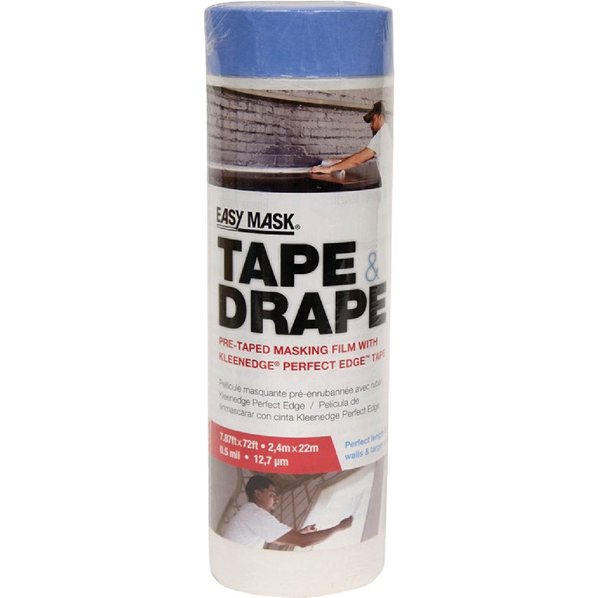8X75 PRETAPED DROPCLOTH - 396490 by Trimaco L L C