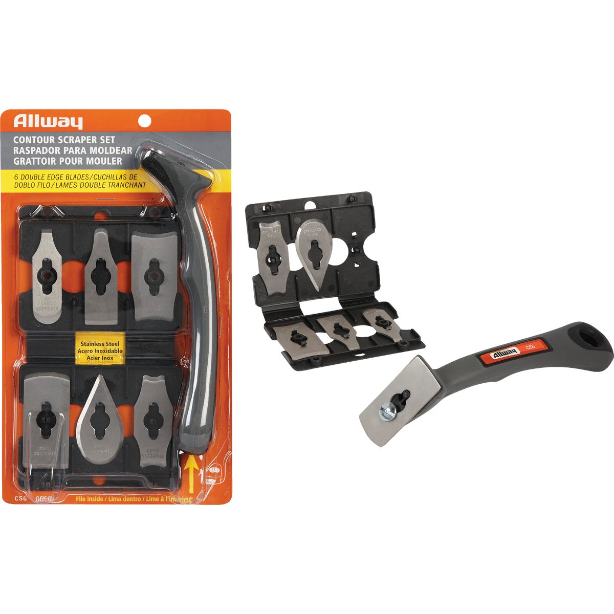 Warner Mfg Co 3-BLADE UTILITY SCRAPER 10100