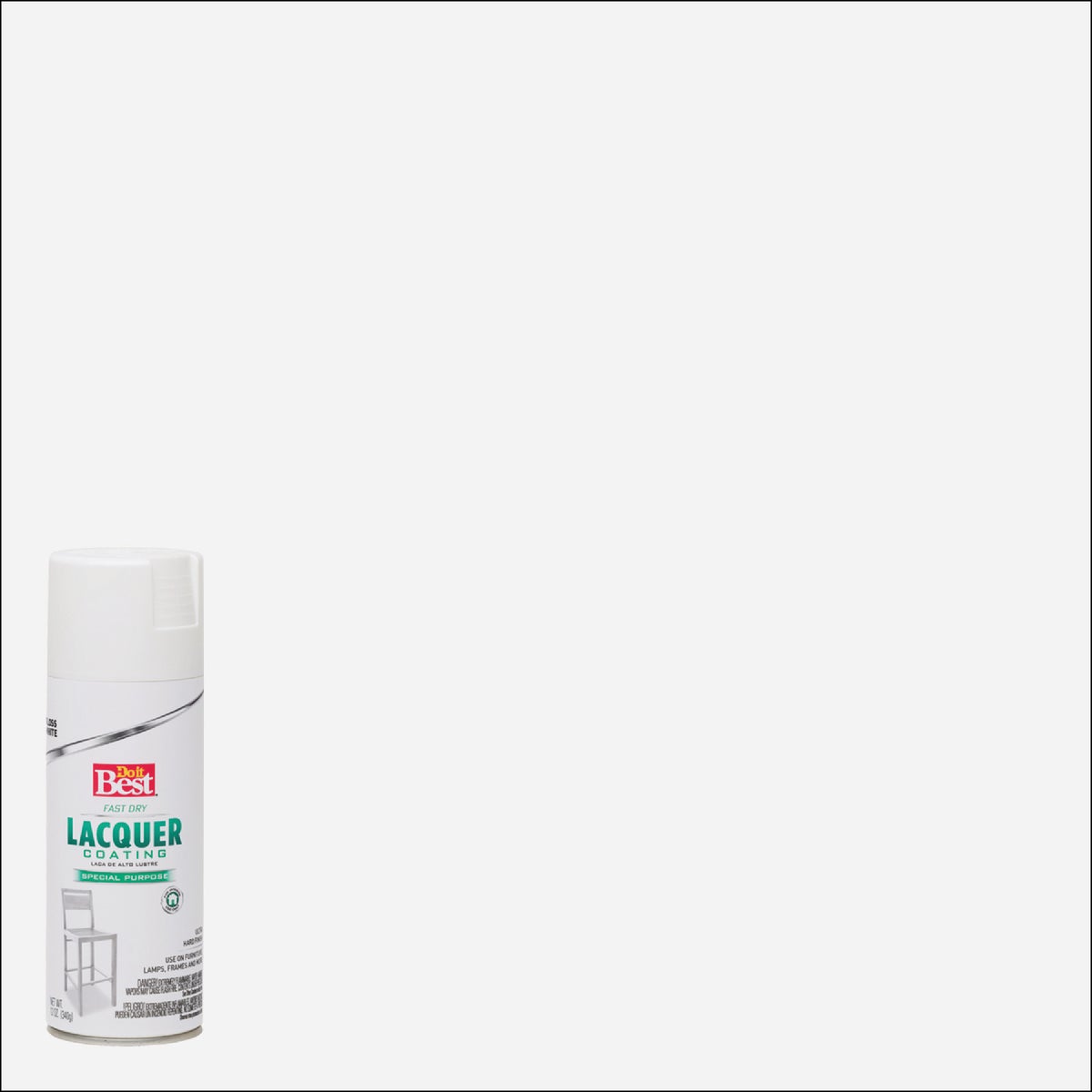 GLS WHITE SPRAY LACQUER - 3004 by Rustoleum