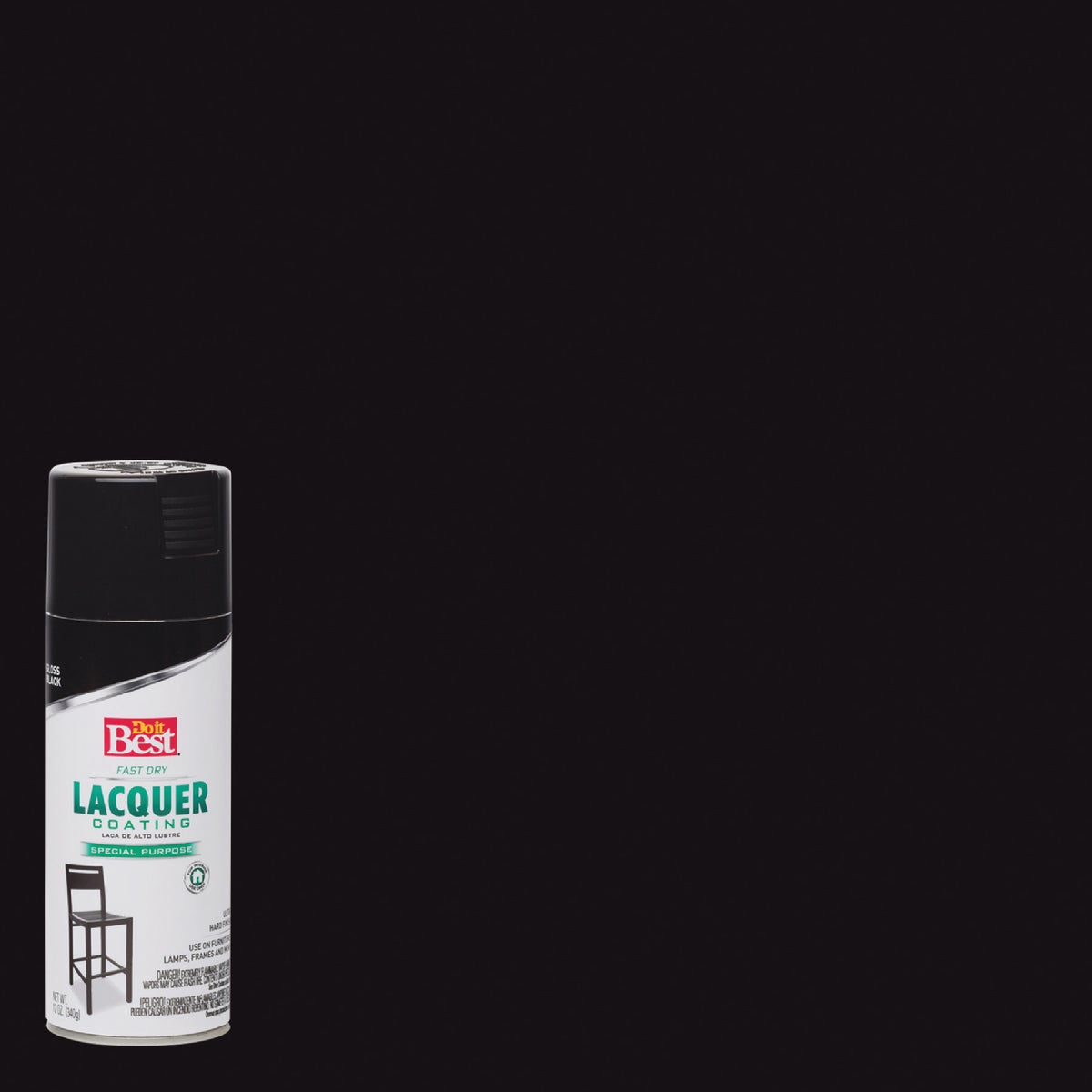 GLS BLACK SPRAY LACQUER - 3003 by Rustoleum