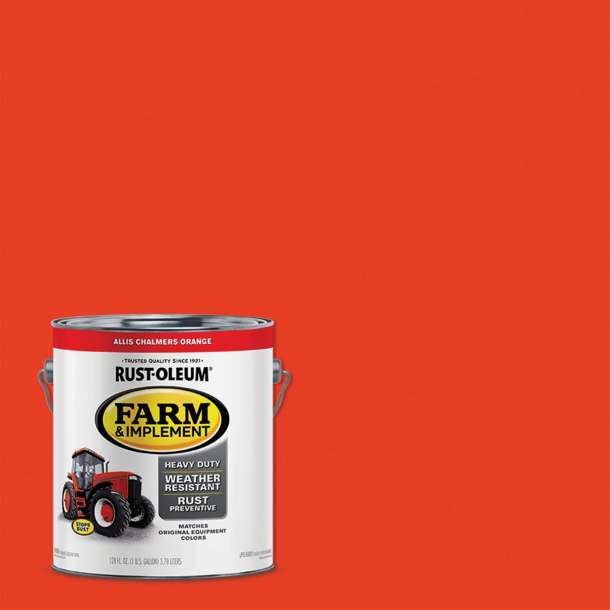 AC ORNG IMPLEMNT ENAMEL - 7458-402 by Rustoleum