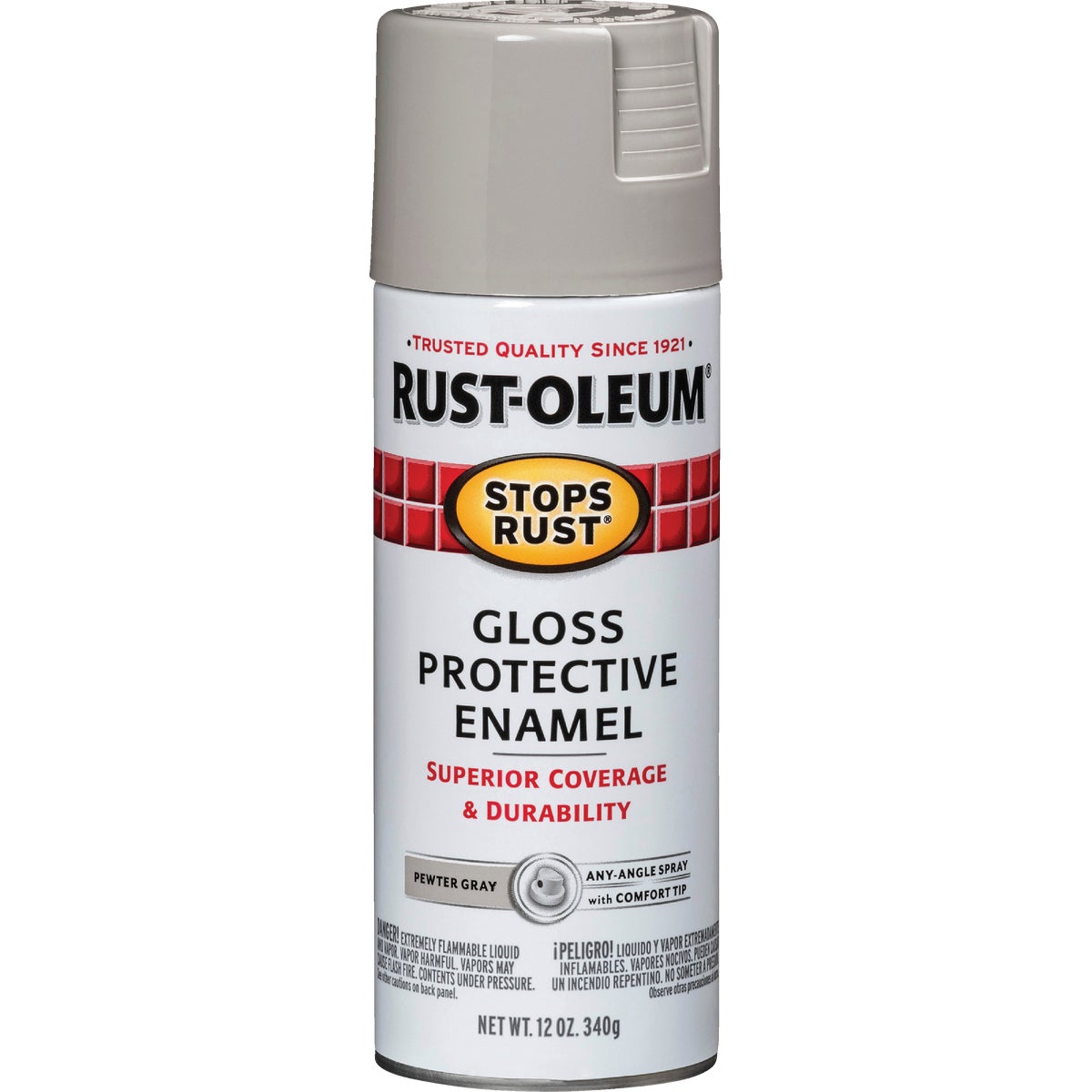 PEWTER GRAY SPRAY PAINT - 7783-830 by Rustoleum