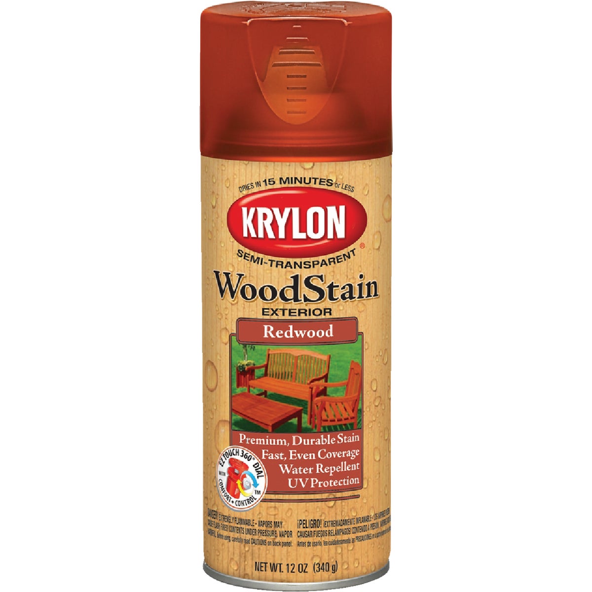 S/T REDWOOD SPRAY STAIN - 3604 by Krylon/consumer Div
