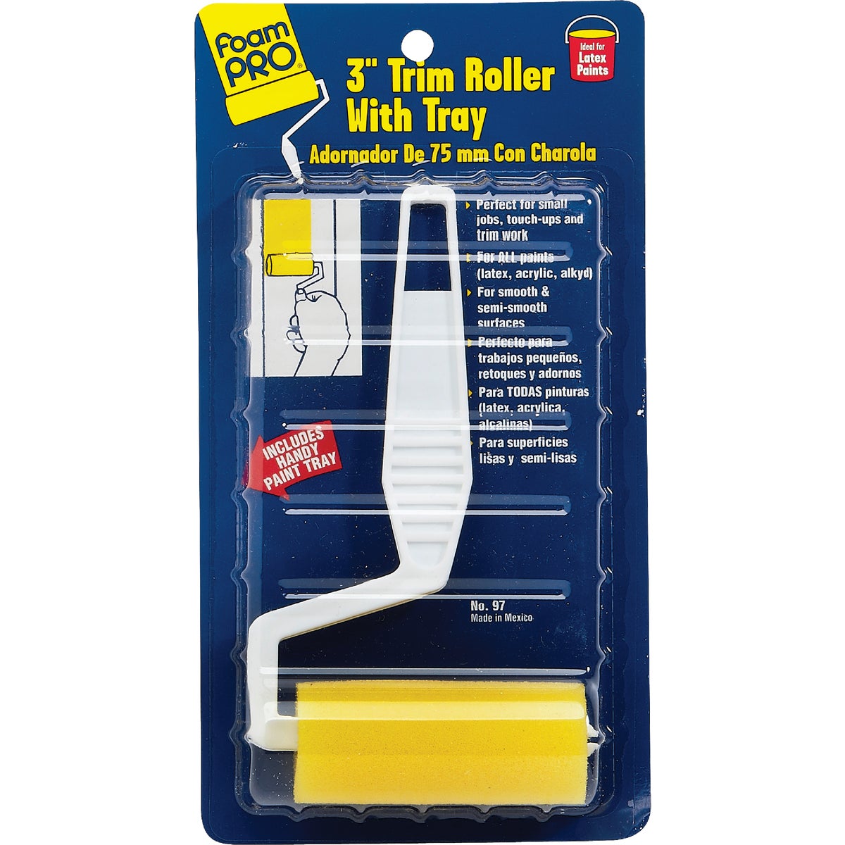 MINI TRIM ROLLER KIT - 97 by Foam Pro Mfg Inc