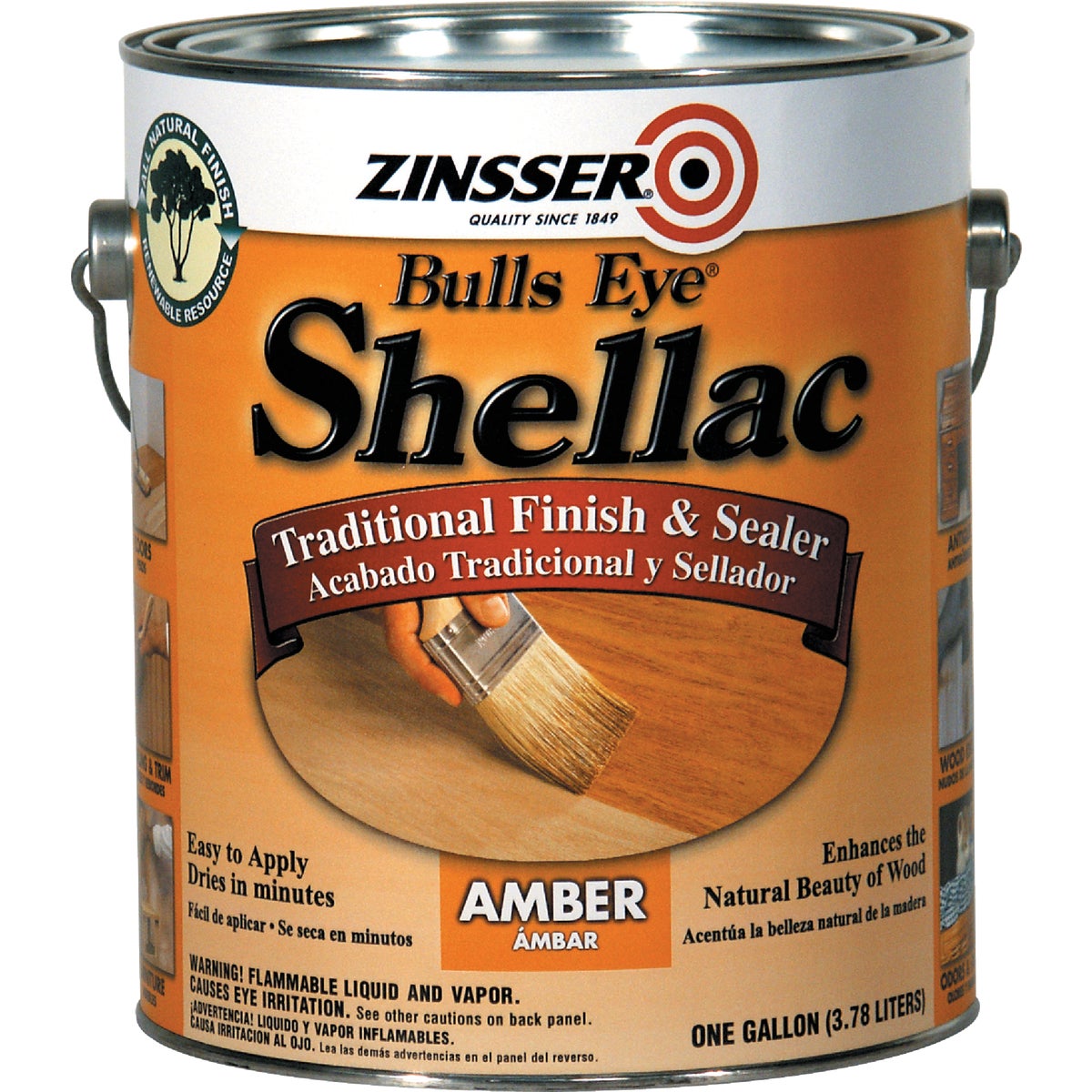 3LB AMBER SHELLAC - 0701 by Rustoleum