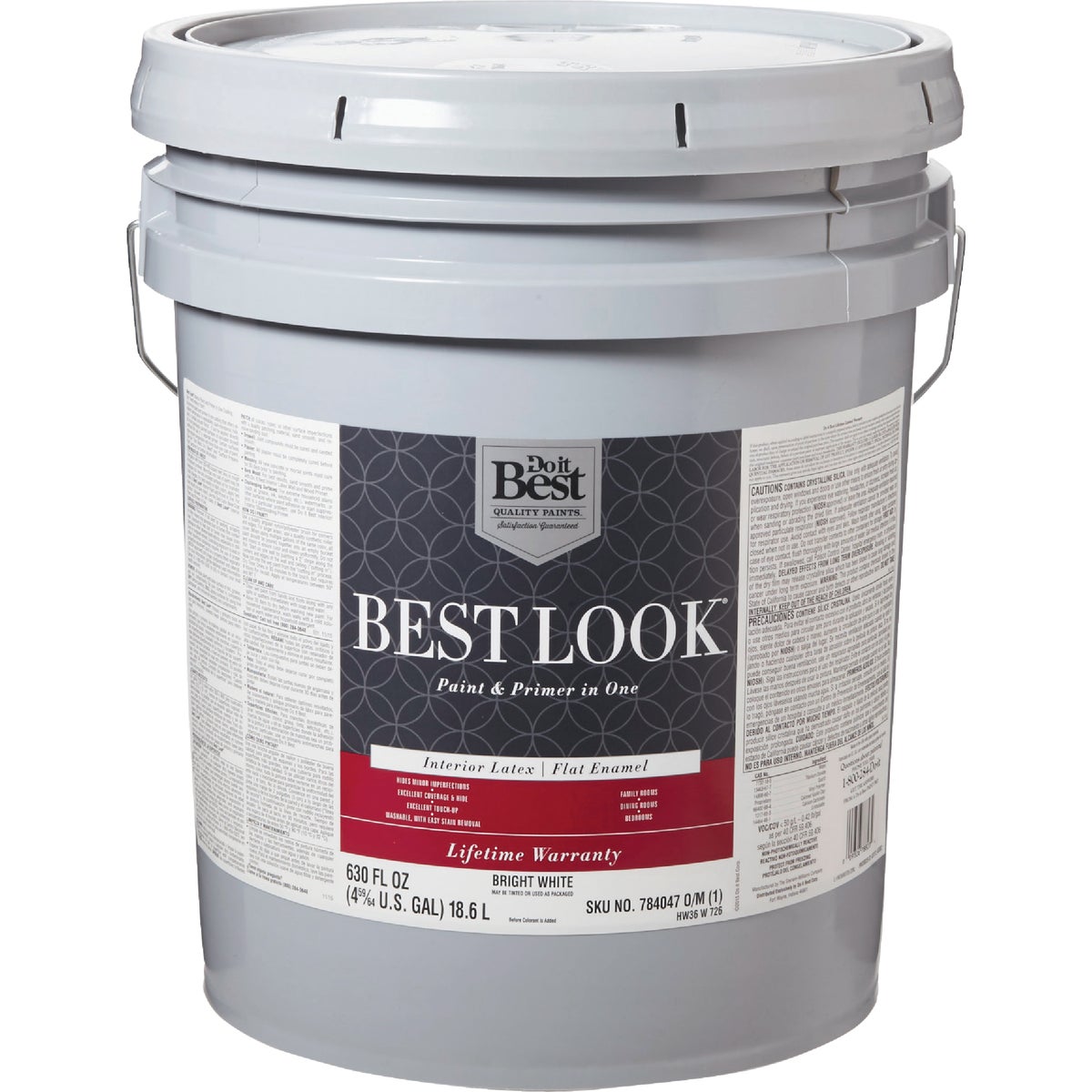 INT FLT BRIGHT WHT PAINT - HW36W0726-20 by Do it Best