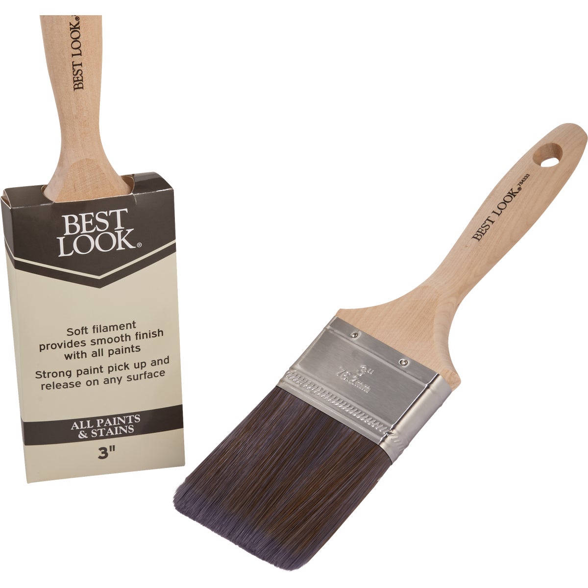 3" FLAT OC POLY BRUSH - 1769585 by Shur Line