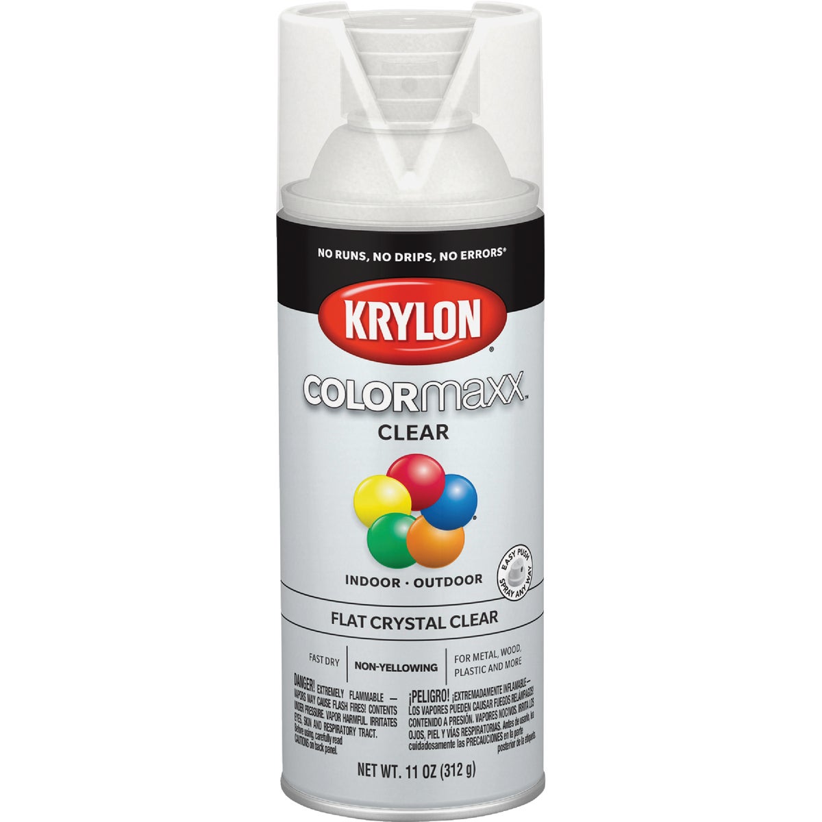 CLEAR FLAT SPRAY FINISH - 53530 by Krylon/consumer Div