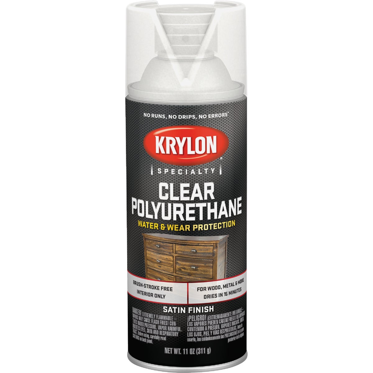 SATIN SPRAY POLYURETHANE - 7006 by Krylon/consumer Div