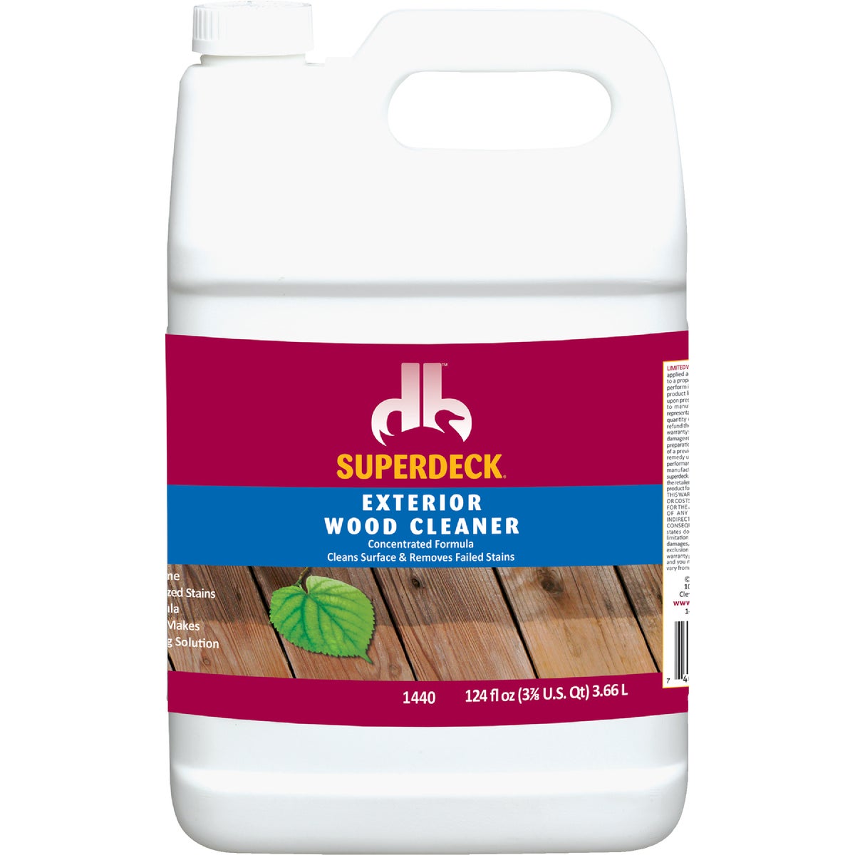 WOOD CLEANER - DB1440-4 by Duckback Prod