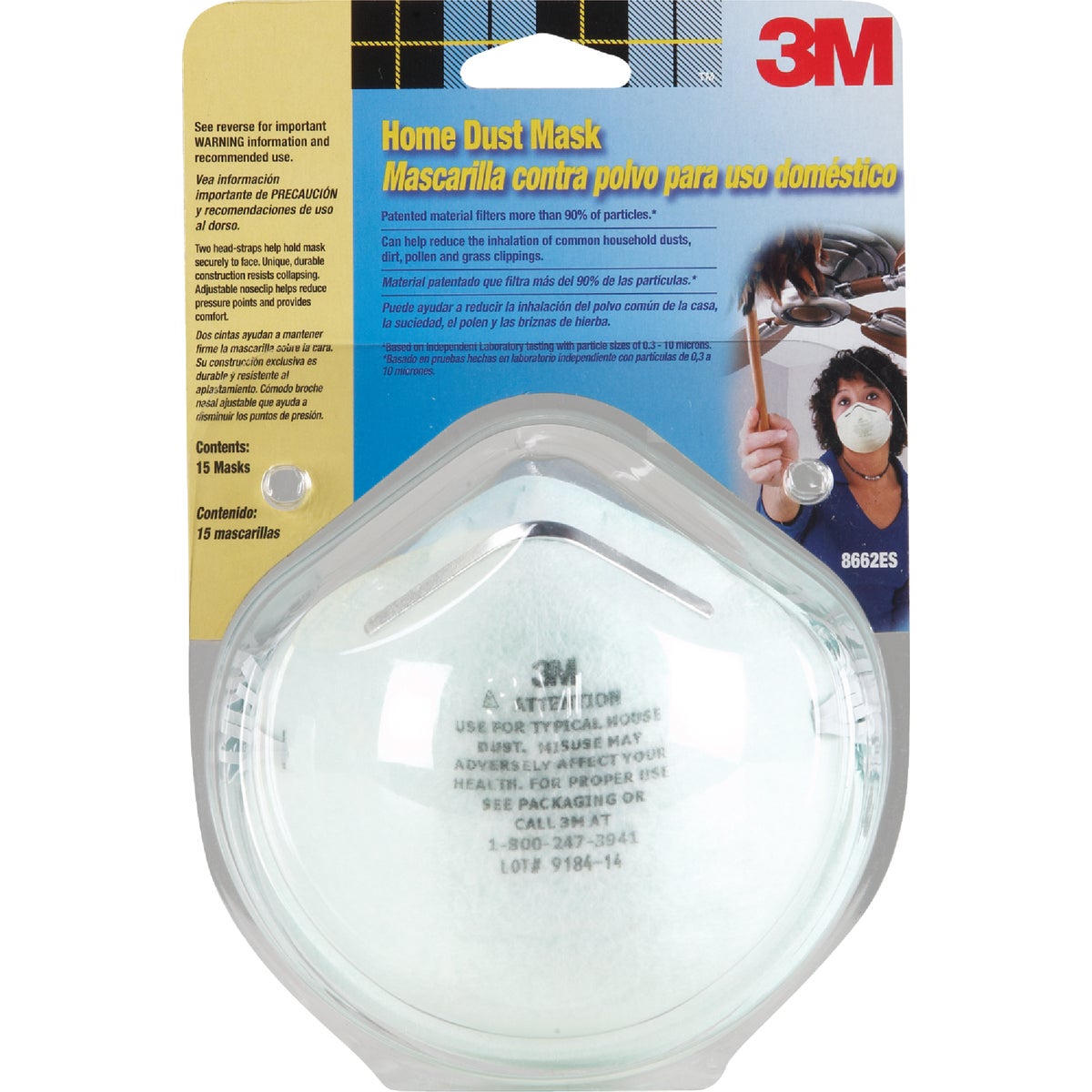 15PK HOME DUST MASK - 8661PC1-15A by 3m Co