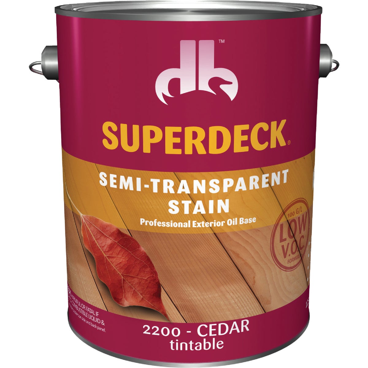 VOC CEDAR S-T STAIN - SC22004 by Duckback Prod