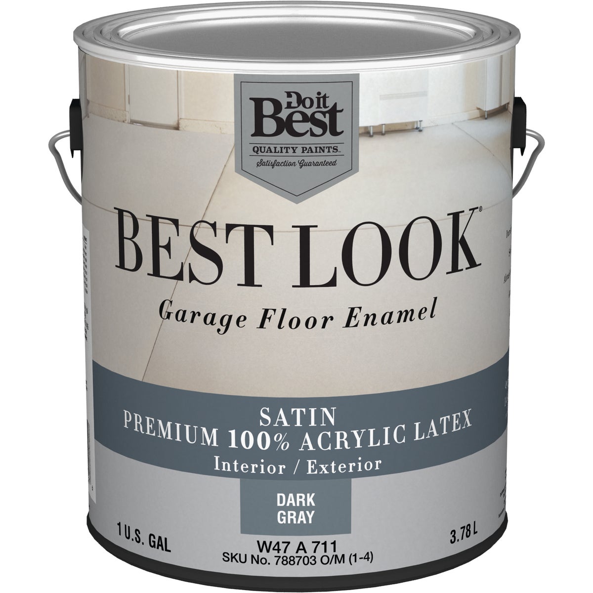 DK GRAY GARAGE FLR PAINT - W47A00711-16 by Do it Best