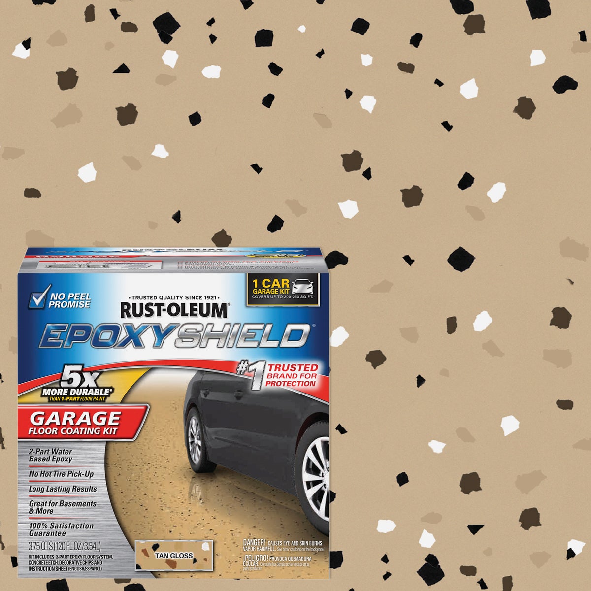 TAN GARAGE FLOOR EPOXY - 251966 by Rustoleum