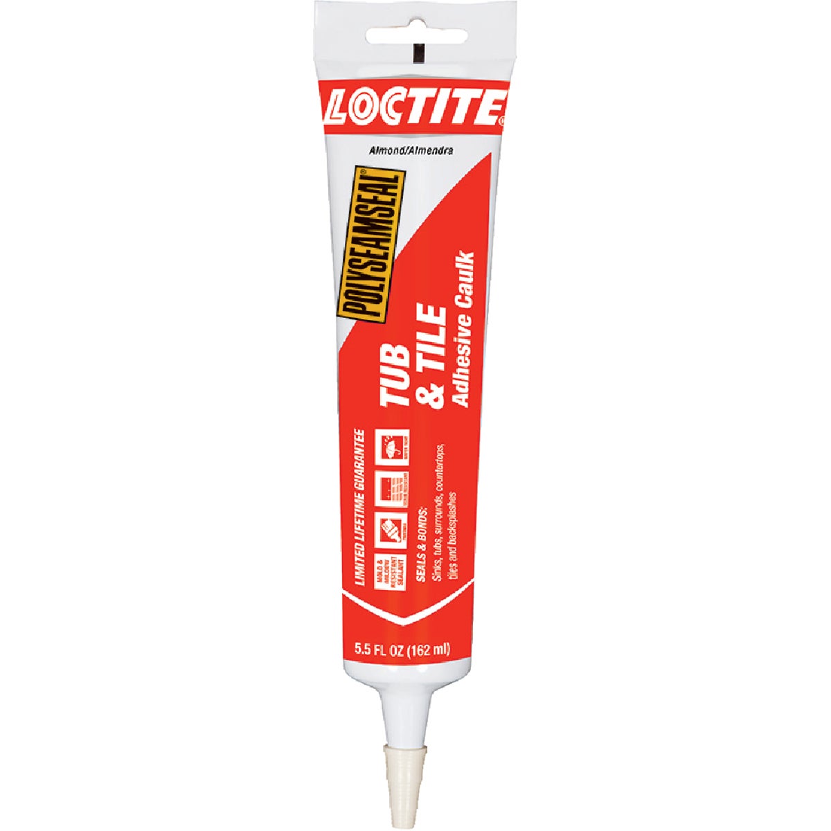 5.5OZ ALM TUB&TILE CAULK - 1723240 by Henkel Corporation