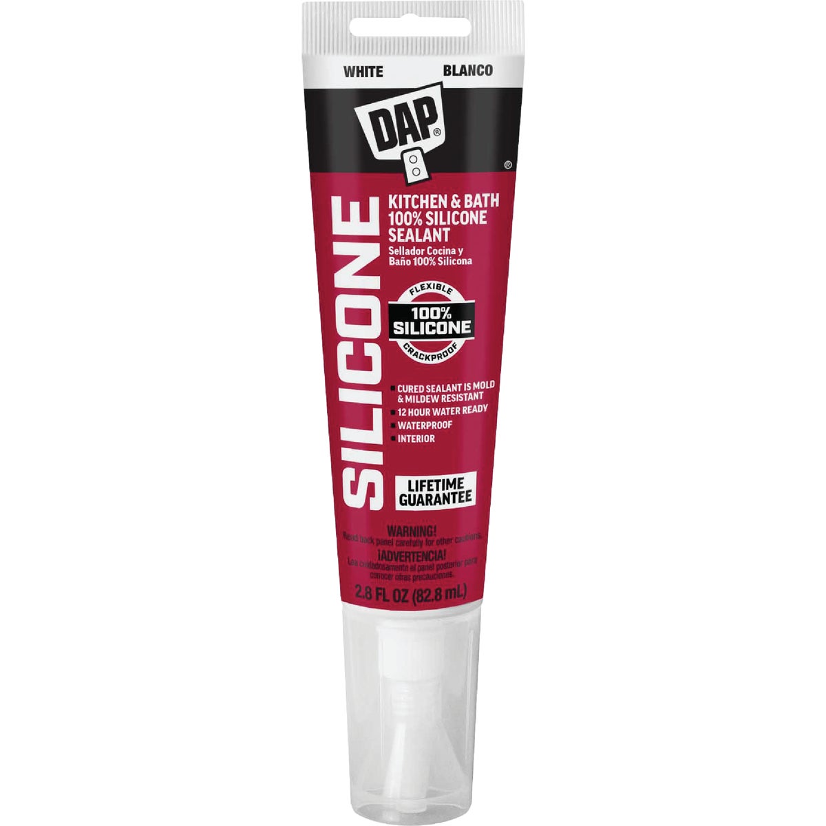 2.8 WHT SILICONE SEALANT - 00680 by Dap Inc