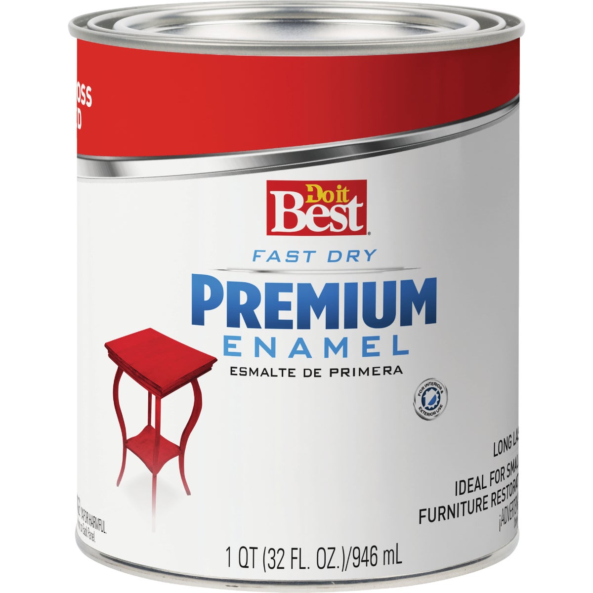 RED LATEX ENAMEL - 2204 by Rustoleum