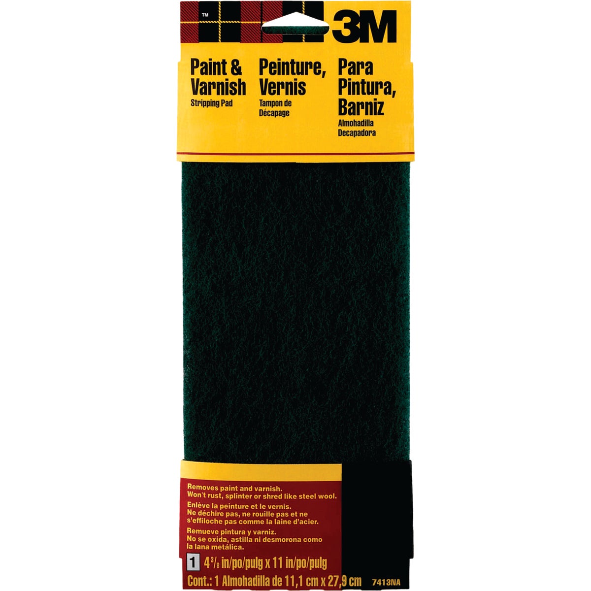 ABRASIVE STRIPPING PAD - 7413 by 3m Co