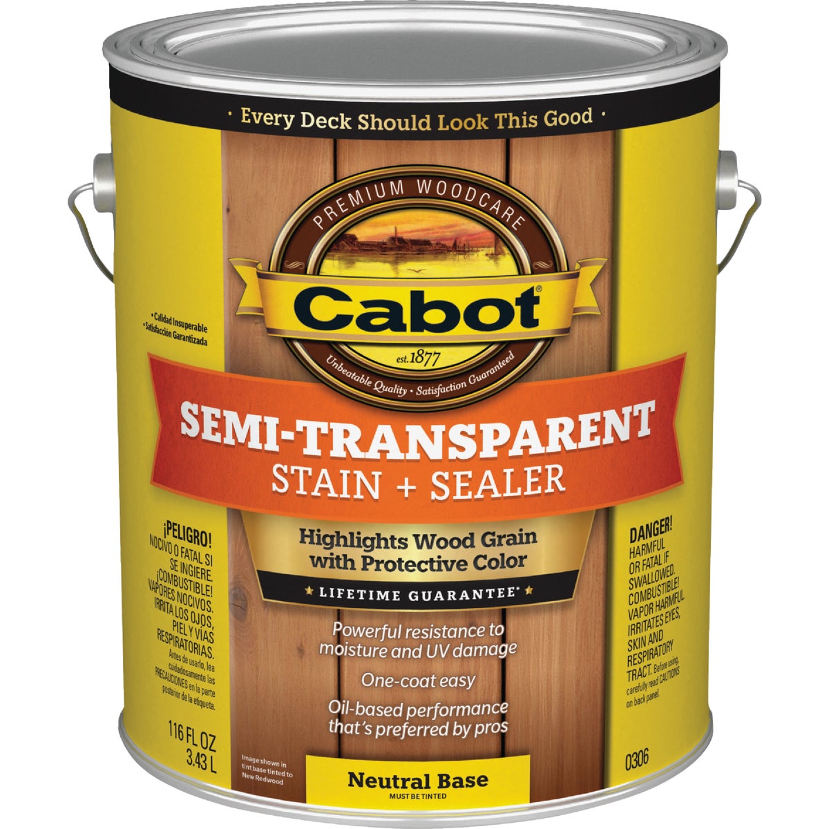 NEUTRAL BS S/T STAIN - 140.0000306.007 by Valspar Corp