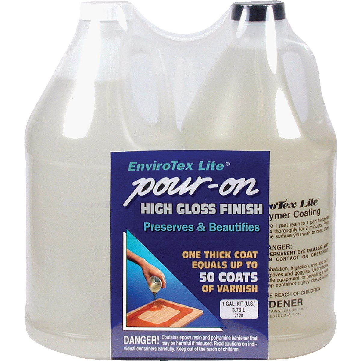 GL CLEAR POUR-ON FINISH - 2128 by Environmental Tech