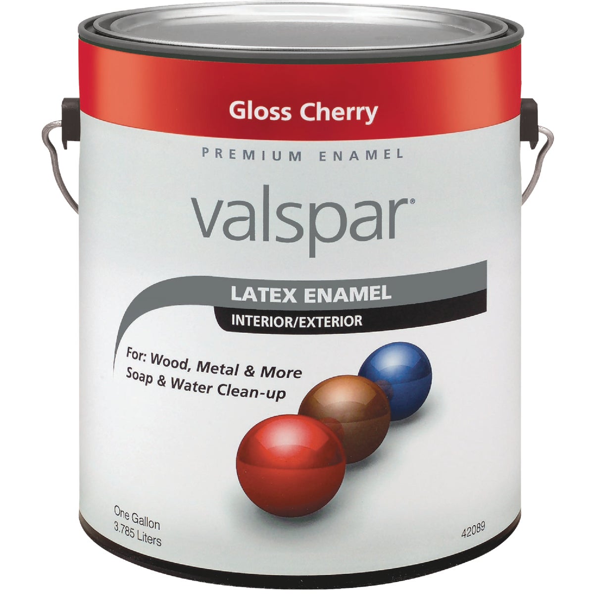 LTX GLOSS CHERRY ENAMEL - 410.0065014.007 by Valspar Corp