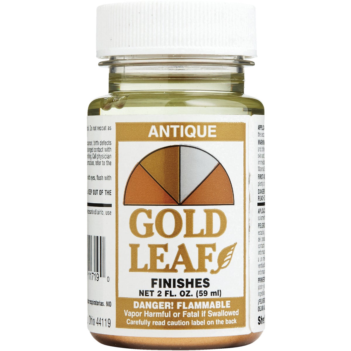 2OZ ANTIQUE GOLD FINISH - 1719 by Sheffield Bronze Pnt
