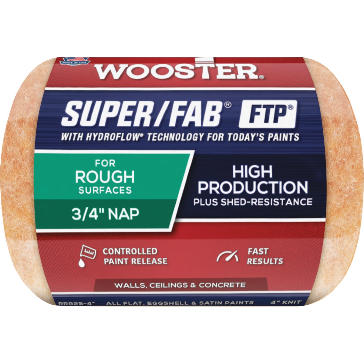 4X3/4 ROLLER COVER - R241-4 by Wooster Brush Co