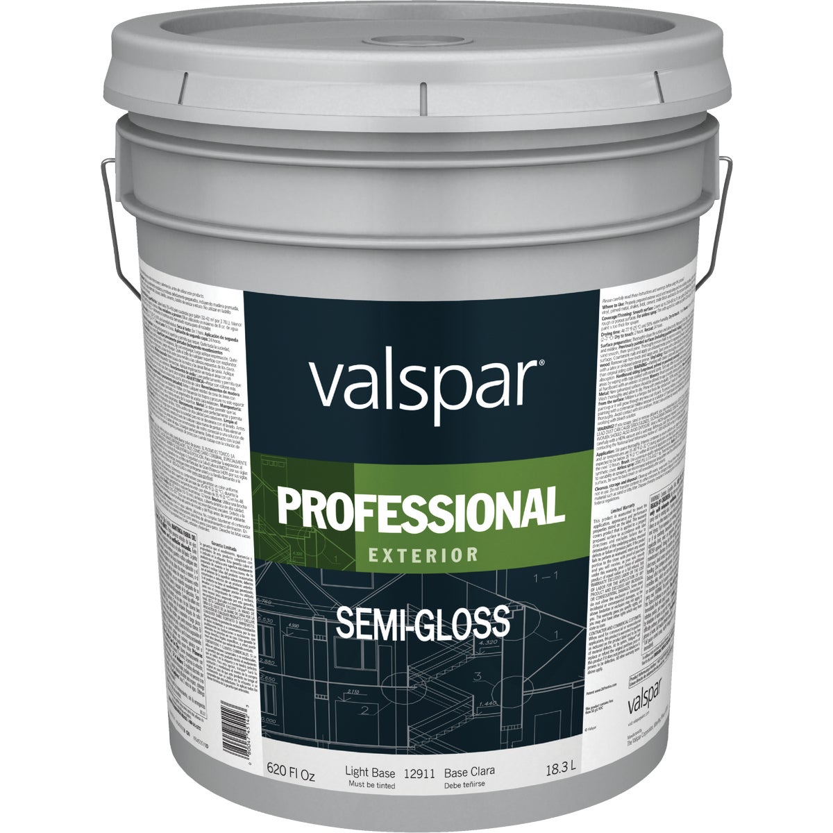 EXT S/G LIGHT BASE PAINT - 045.0012911.008 by Valspar Corp
