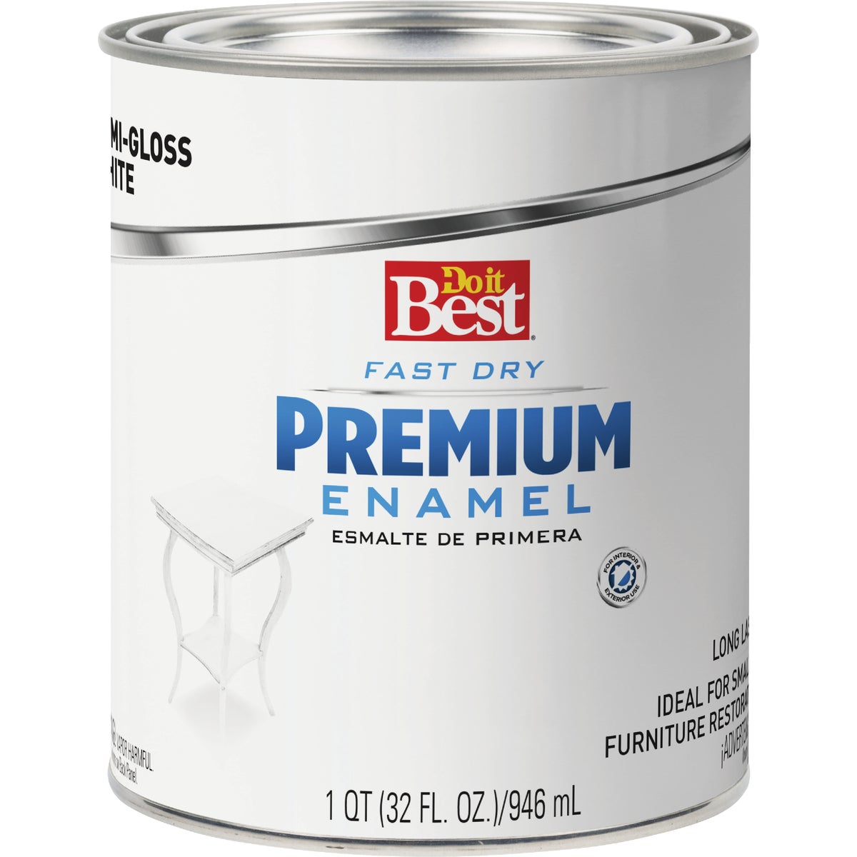 S/G WHITE LATEX ENAMEL - 2211 by Rustoleum