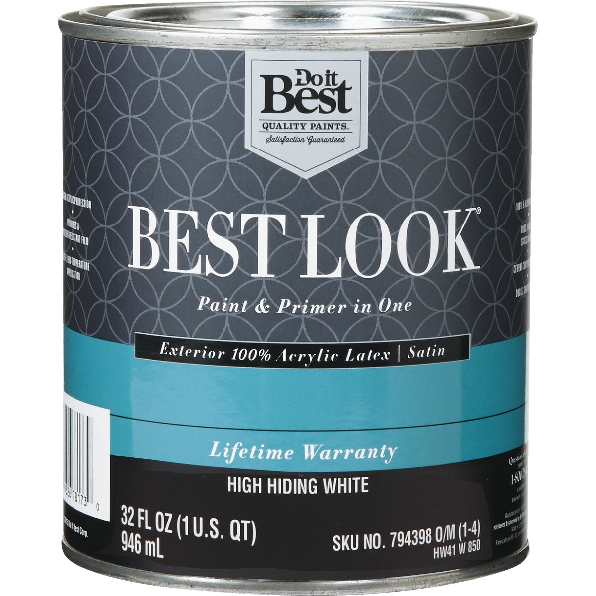 EXT SAT H HIDE WHT PAINT - HW41W0850-14 by Do it Best