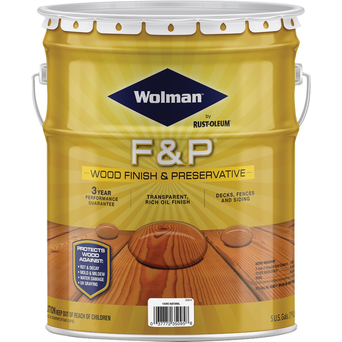 F&P NATURAL FINISH - 14395 by Rustoleum