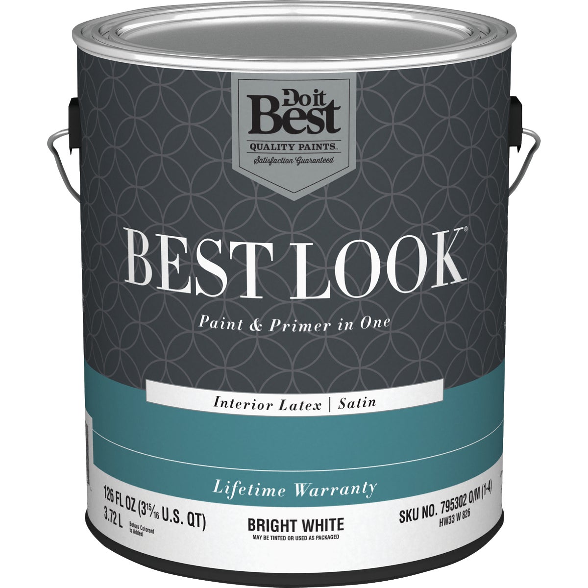 INT SAT BRIGHT WHT PAINT - HW33W0826-16 by Do it Best