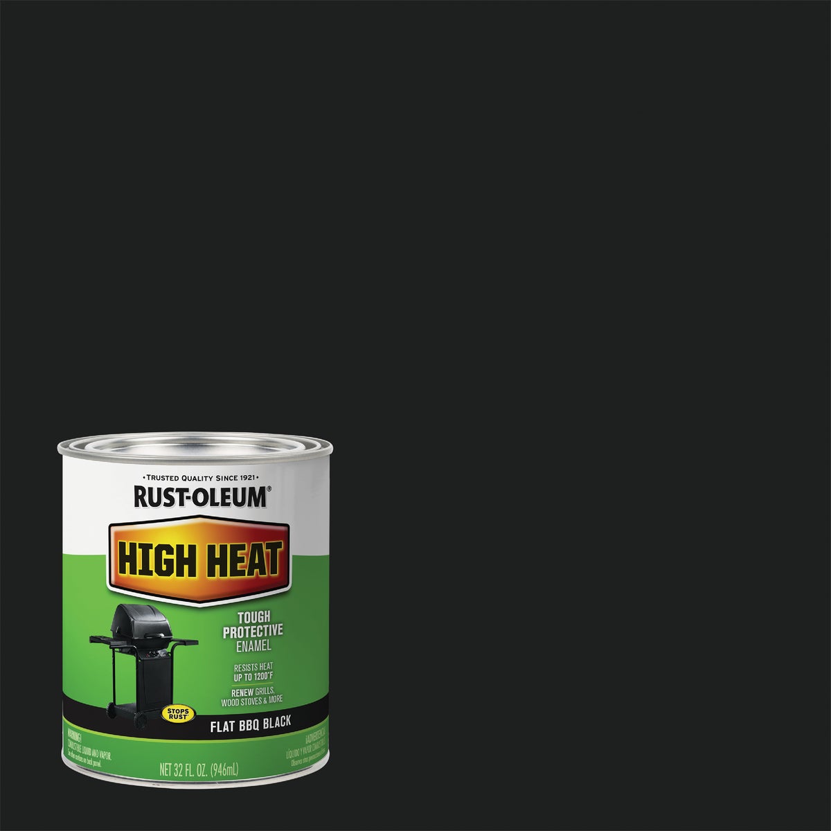 BBQ BLK HIGH-HEAT ENAMEL - 7778-502 by Rustoleum