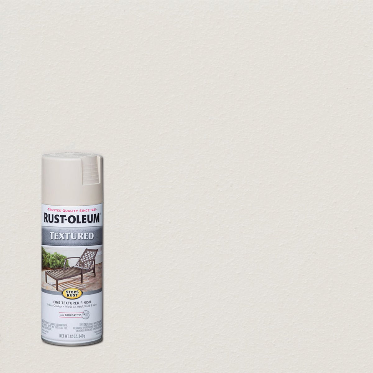 WHT TEXTURED SPRAY PAINT - 7225-830 by Rustoleum