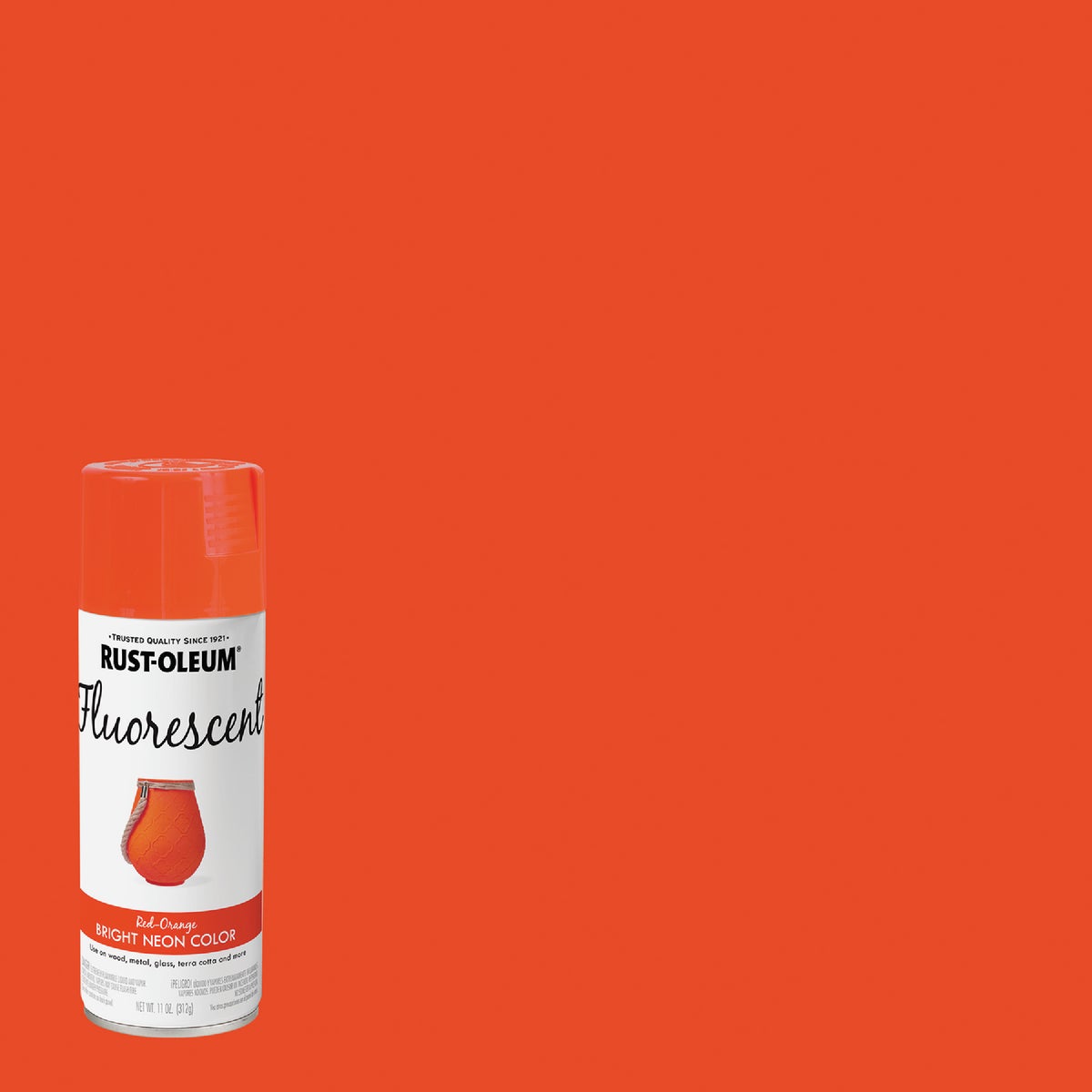 FLR RED-ORNG SPRAY PAINT - 1955-830 by Rustoleum